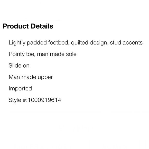 Charles by Charles David Este Quilted Microsuede Mule Flats Maroon Women’s 6 - Picture 10 of 10